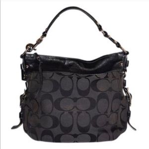 Coach Signature Zoe Hobo Shoulder Bag